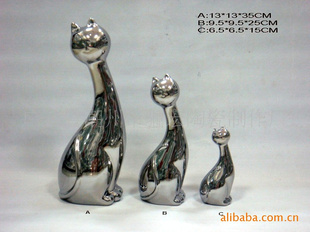 批發(fā)供應(yīng)現(xiàn)代家居擺飾動物系列 潮州陶器工藝品公司的精致工藝