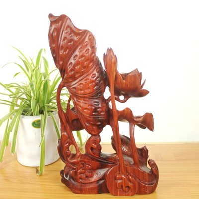 直批南通紅檀木雕 簡約現(xiàn)代手工家居工藝品的升值之選