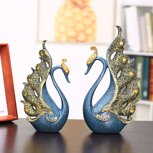 歐式鹿與天鵝 高端創(chuàng)意家居裝飾品，點(diǎn)亮生活的新婚佳禮